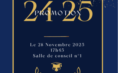 Remise de diplôme M2 Histoire du droit – promotion 2024/2025